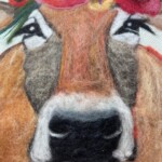 Cassie Cow Wool Painting Wool Pack + Pre recorded tutorial - Image 11