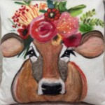 Cassie Cow Wool Painting Wool Pack + Pre recorded tutorial - Image 8