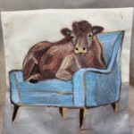 Loafing Lucy Wool Painting Wool Pack + Pre recorded tutorial - Image 10