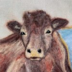 Loafing Lucy Wool Painting Wool Pack + Pre recorded tutorial - Image 3