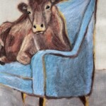 Loafing Lucy Wool Painting Wool Pack + Pre recorded tutorial - Image 2