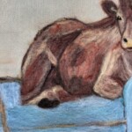 Loafing Lucy Wool Painting Wool Pack + Pre recorded tutorial - Image 6