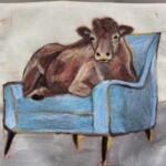Loafing Lucy Wool Painting Wool Pack + Pre recorded tutorial - Image 8