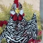 Rooster Wool Painting Wool Pack + Pre recorded tutorial - Image 3