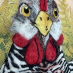 Rooster Wool Painting Wool Pack + Pre recorded tutorial - Image 6