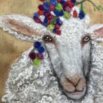 Shirley Sheep Wool Painting Wool Pack + Pre recorded video - Image 6