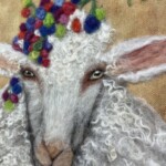 Shirley Sheep Wool Painting Wool Pack + Pre recorded video - Image 5