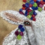 Shirley Sheep Wool Painting Wool Pack + Pre recorded video - Image 4