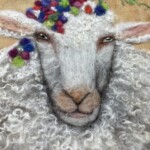 Shirley Sheep Wool Painting Wool Pack + Pre recorded video - Image 3