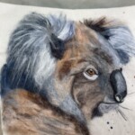 Old Man Koala Wool Painting Wool Pack + Pre recorded video - Image 5