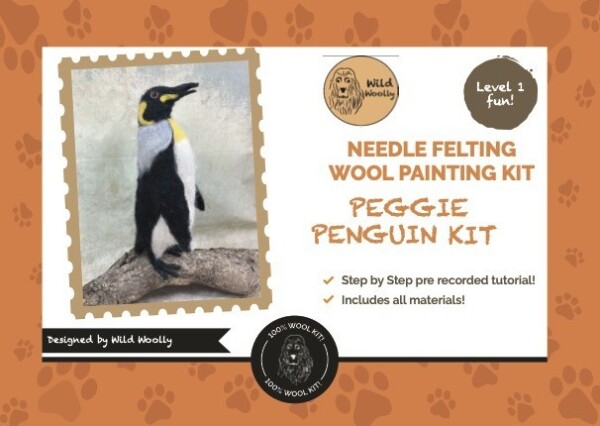 Peggy Penguin Kit + Pre recorded tutorial