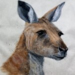 Kangaroo Wool Painting Wool Pack + Pre recorded video - Image 2